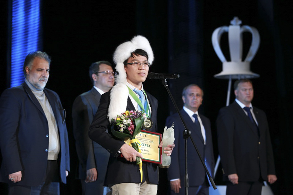 Lê Quang Liêm đoạt chức vô địch cờ vua chớp nhoáng thế giới 2013
