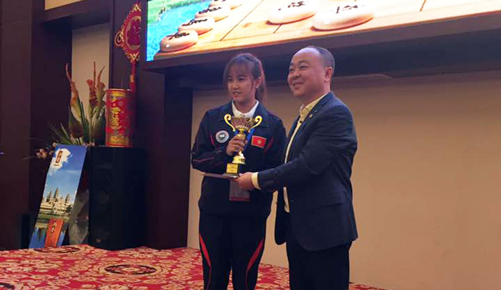 Cao Phương Thanh đoạt huy chương đồng Giải vô địch cờ Tướng châu Á 2017